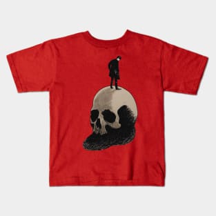 Sobre la calavera Kids T-Shirt